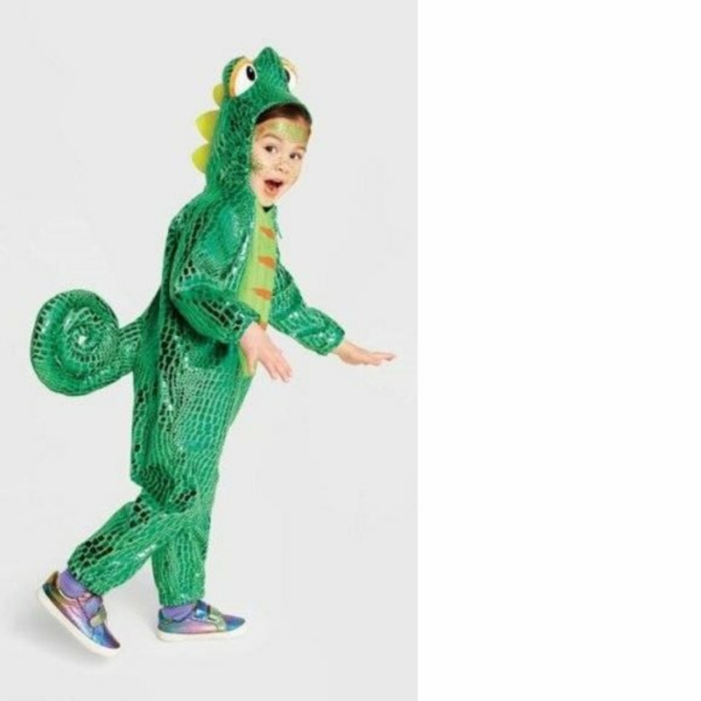 Toddler chameleon costume